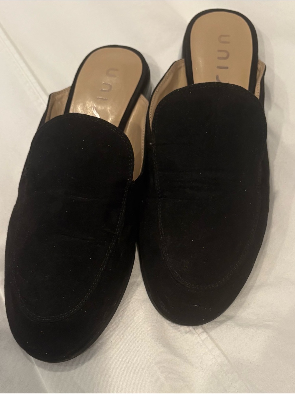 Unisa Black Suede Women’s Slip-On Mules 8.5